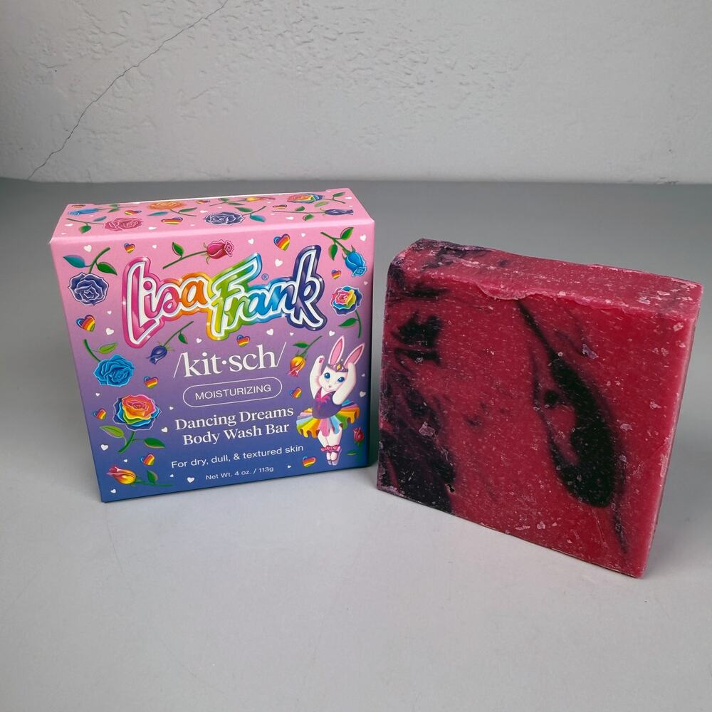 Lisa Frank Kitsch Dancing Dreams Moisturizing Body Wash Bar 4oz 113g